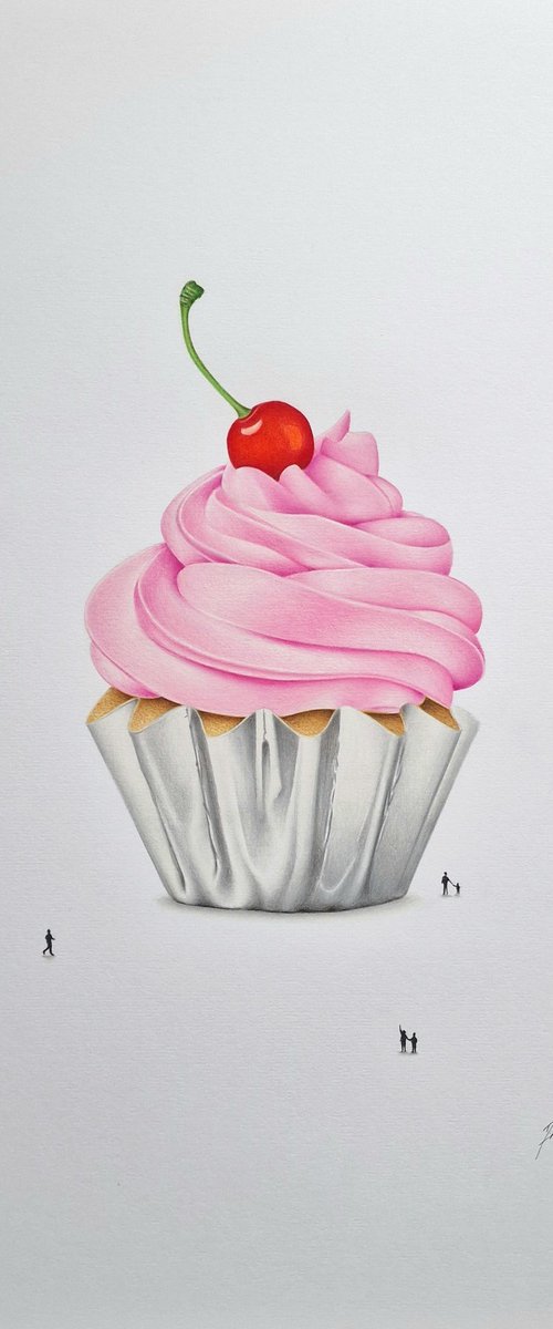 Cherry Cupcake by Daniel Shipton