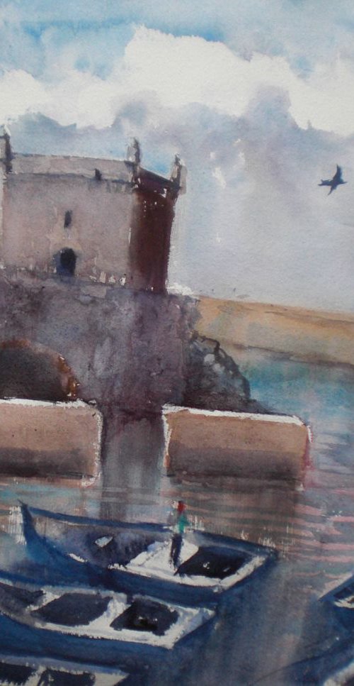 Essaouria's harbor 2 by Giorgio Gosti