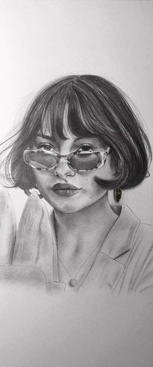 Girl with the gold earring by Amelia Taylor