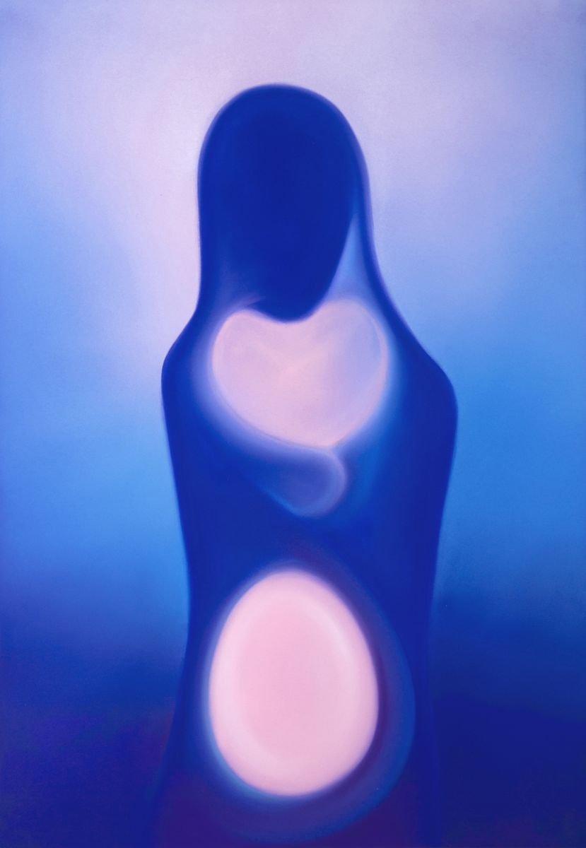 Pregnancy of possibilities (blue) by Luke Owen
