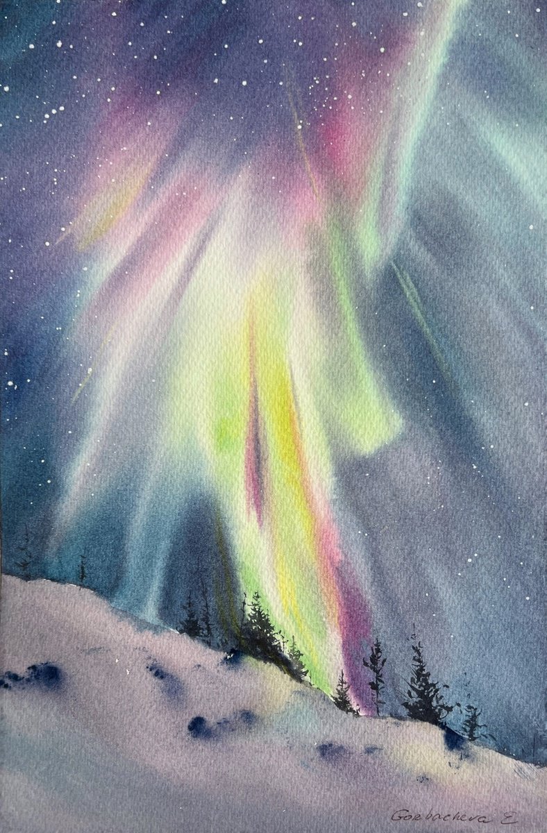 Northern lights #15 by Eugenia Gorbacheva