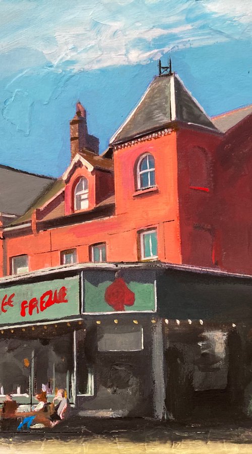 Cafe In Wimbledon, London by Andrew Reid Wildman