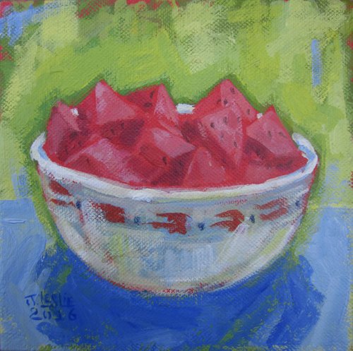 Watermelon Bowl by Jimmy Leslie