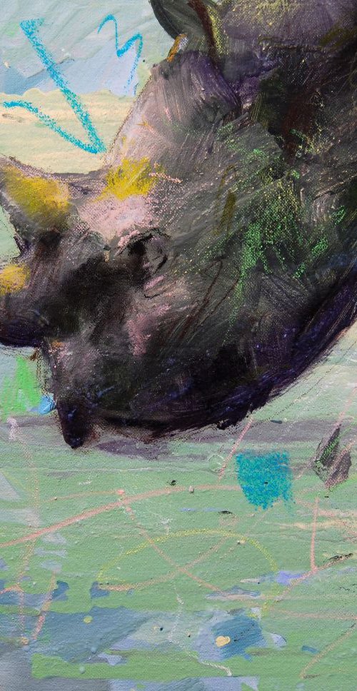 Black Rhino ( live well ) by Trevor Salisbury