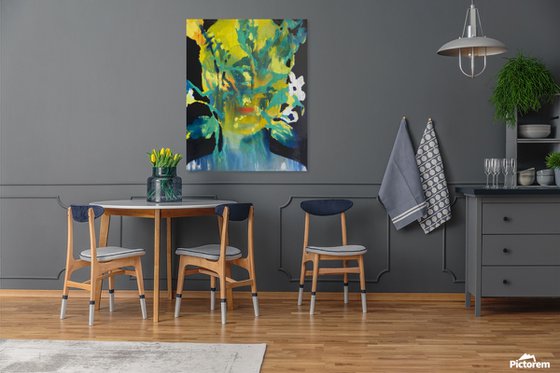 Floral Masked Portrait