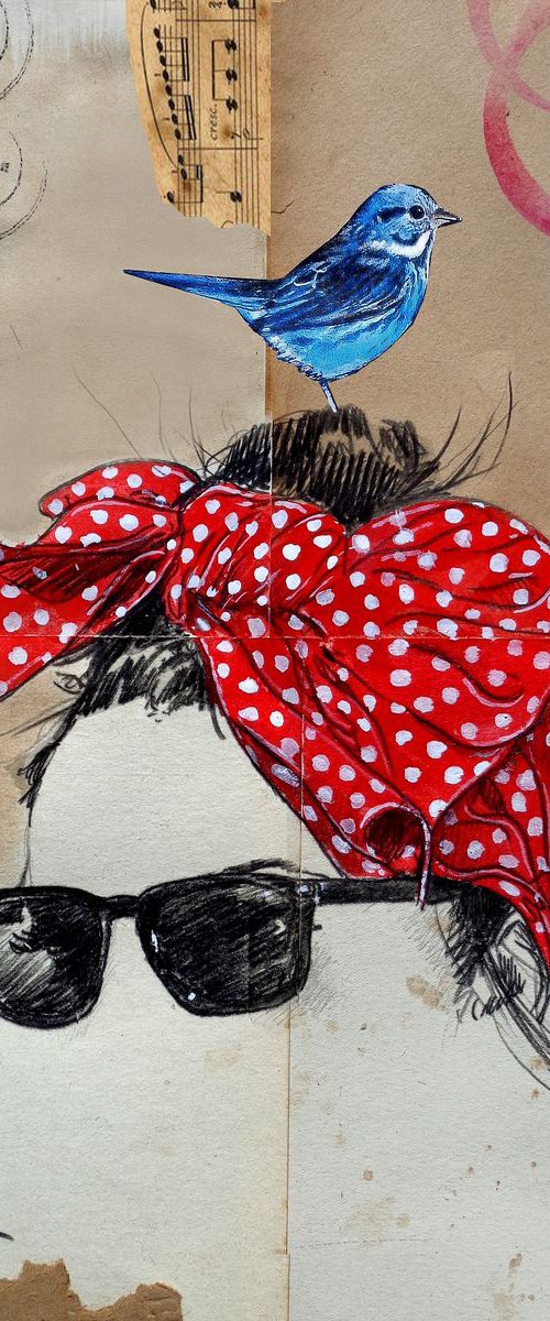DARK SHADES AND POLKA DOTS by Loui Jover