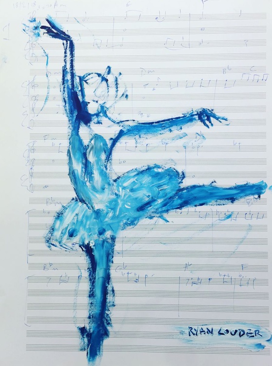 Ballet Painting Music Notes Painting Dancers Gi Artfinder