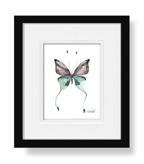 Watercolor Butterfly 12 - Abstract Butterfly Watercolor Painting