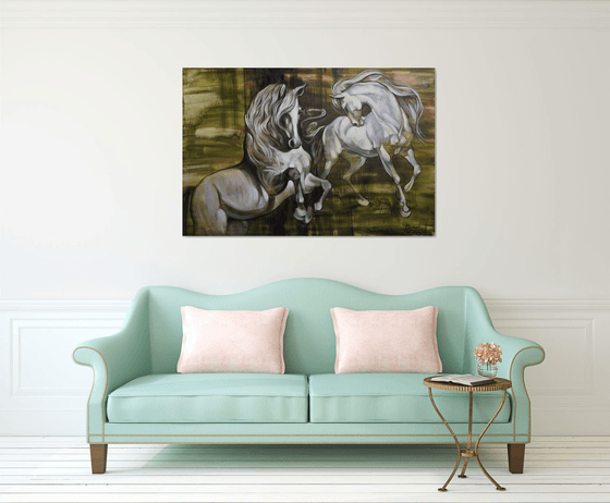 Dance with me. Horses