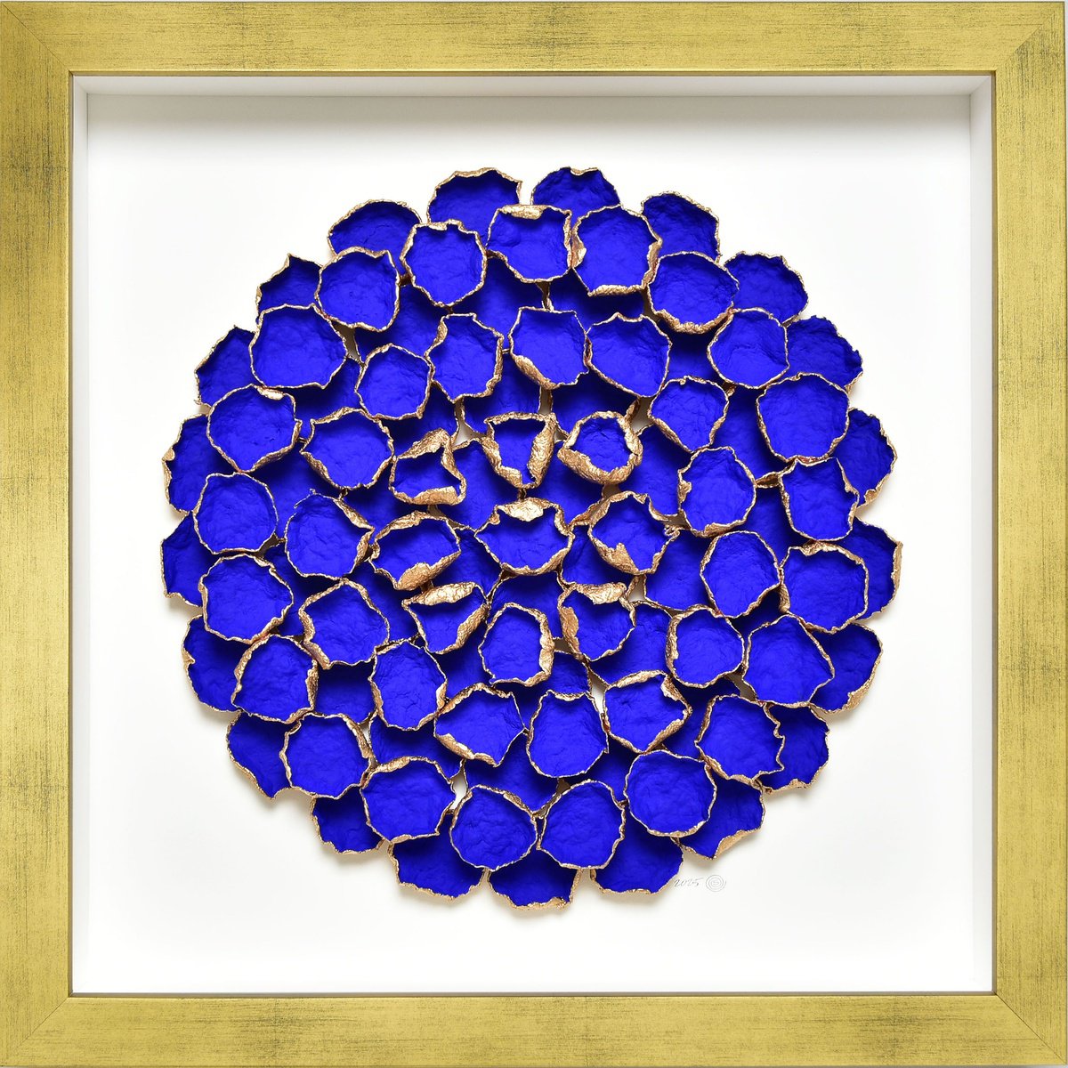 Organic Abstract Sculpture By Olga Skorokhod, 18 X 18", Bloom #18, Original Artwork