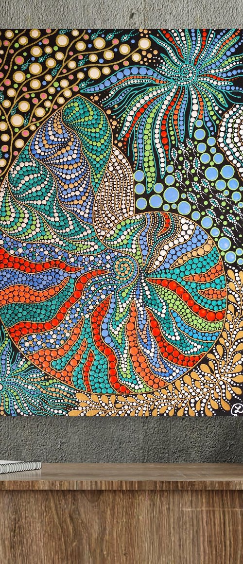 Ammonite Shell by Oxana Lazari