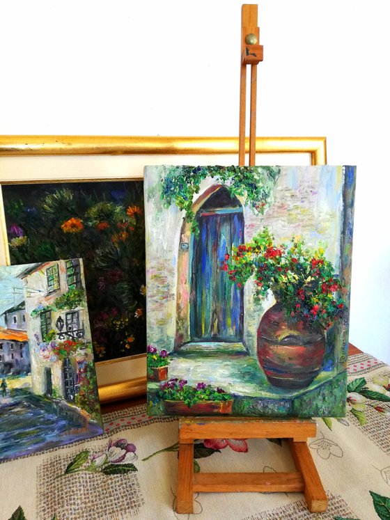 An Old Door | Original Oil Painting (2021) 10x12 in. (24x30 cm)