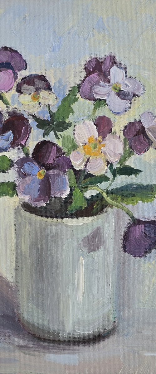 "Pansies" by Olena Kolotova