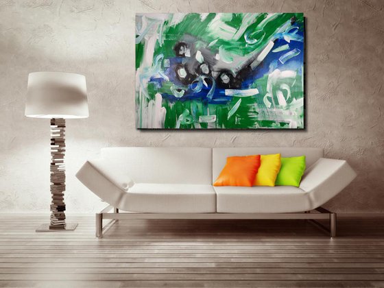 large paintings for living room/extra large painting/abstract Wall Art/original painting/painting on canvas 120x80-title-c780