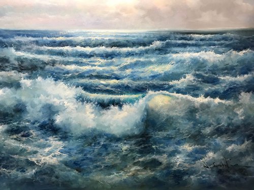 California Waves by W. Eddie