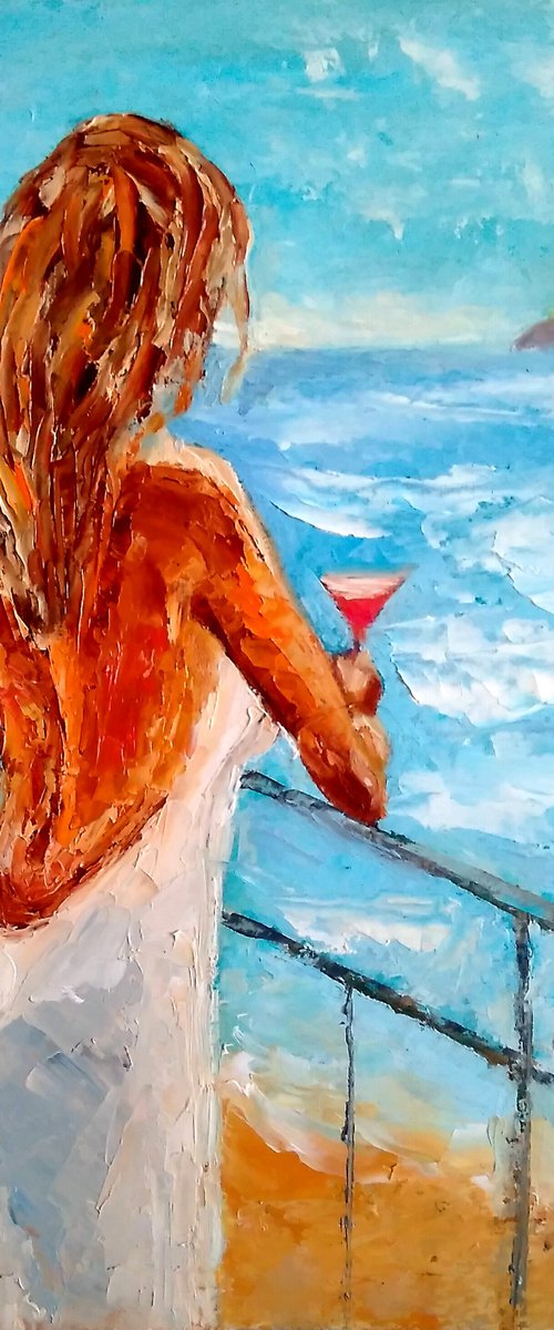 Woman on vacation by Yulia Berseneva