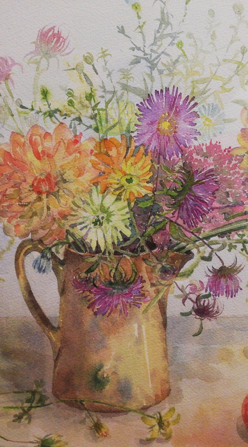 Bouquet of autumn flowers by Gintarė Petrauskienė