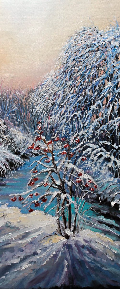 The silence of a frosty morning is heard by Ihor Bychkivskyy