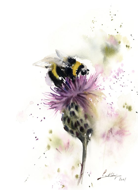 Thistle and Bee