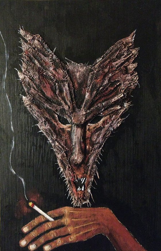 Old Smoke. Original MASK painting.