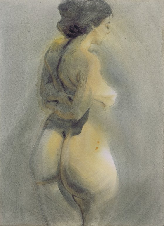 Erotic Art Beautiful nude 1867