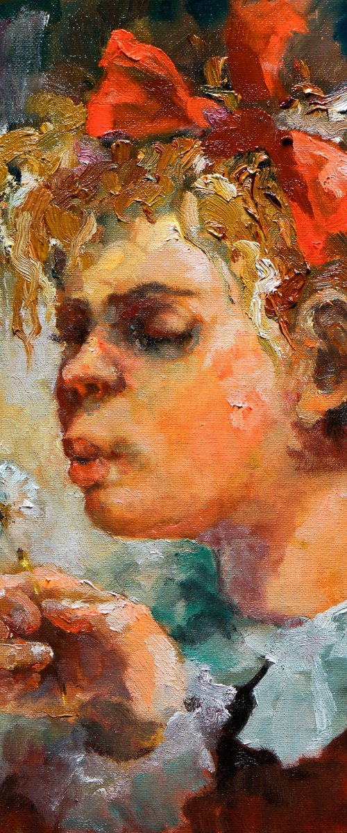 fluffy dandelion by pavel filin