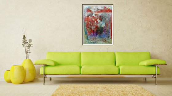 Inner peace -01- (n.351) - 70,00 x 95,00 x 2,50 cm - ready to hang - acrylic painting on stretched canvas