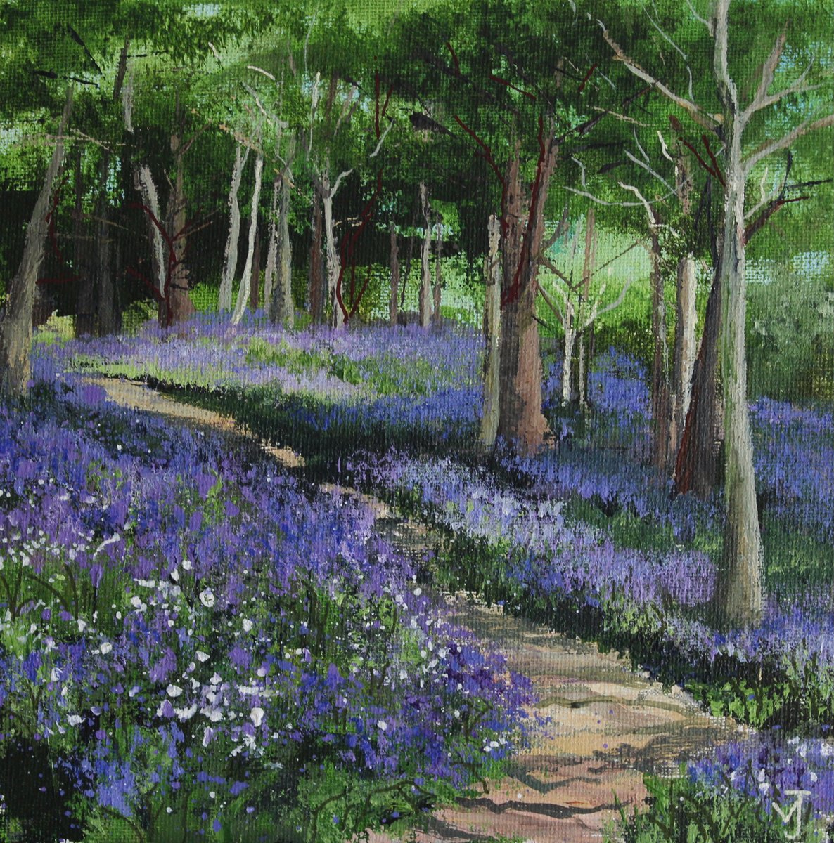 Bluebell Woods by Valerie Jobes