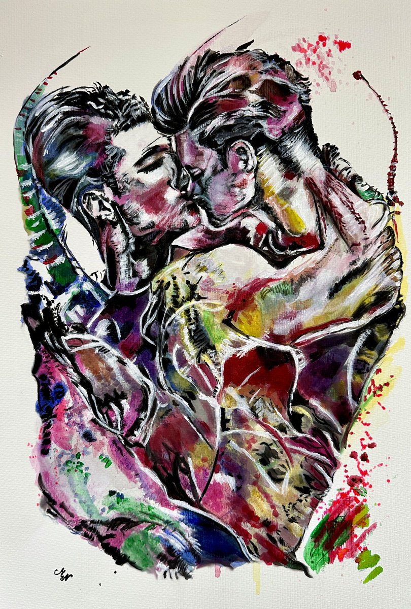 Passionate Embrace by Misty Lady - M. Nierobisz