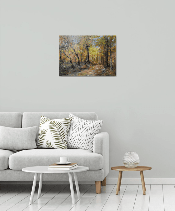 Tuscany golden foliage 50x70