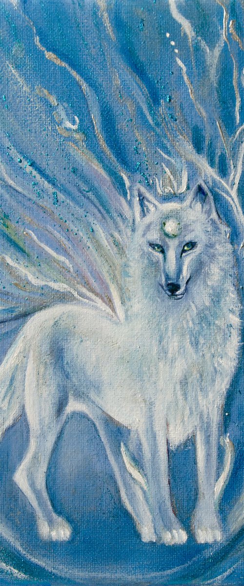 Silver Wolf by Nino Ponditerra