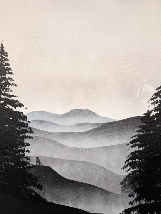 Moon Over the Pines