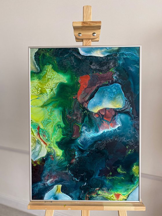 Abstract Jungle Acrylic Art