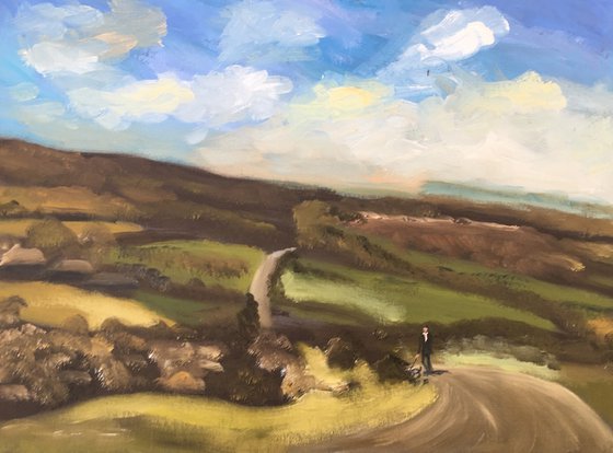 On Dartmoor painting