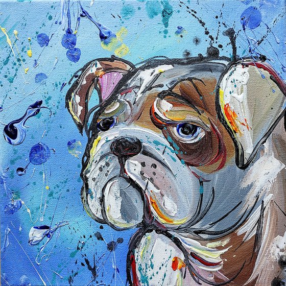 Dog Art - 'Bulldog'