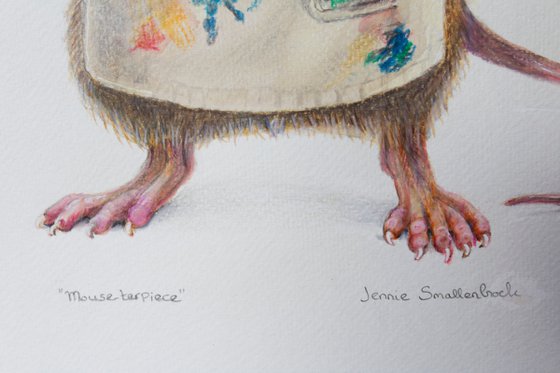 Mouse-terpiece - Colored Pencil Drawing