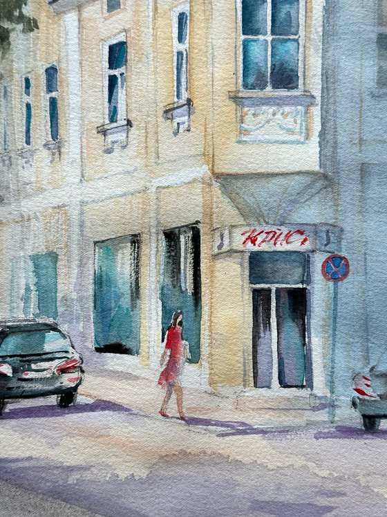 Street in Varna, Bulgaria