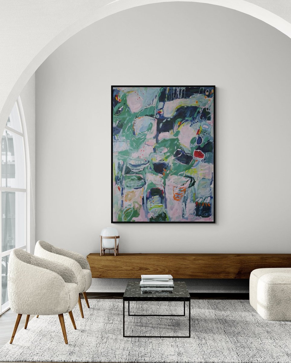 Growing Seeds Ii / The Laid Table By Jutta Widrinsky, 45 X 59, Artwork For Sale On Artfinder