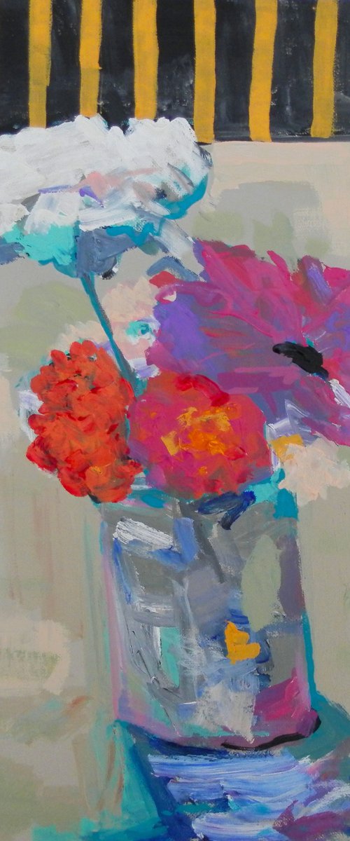 Still Life Flowers In Vase 2 by Andrew Orton