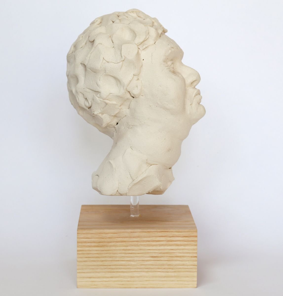 Thomasina: ceramic portrait sculpture by Gabrielle Turner