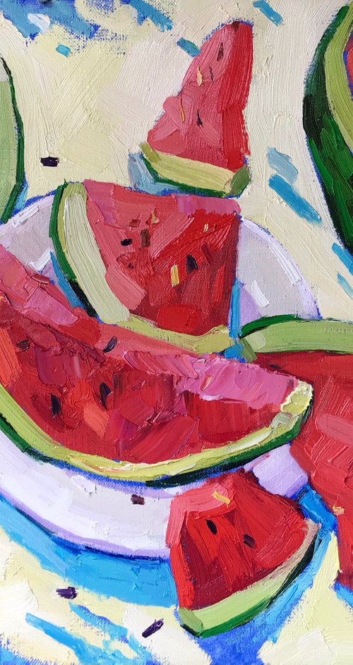 Watermelon by Yuliia Pastukhova