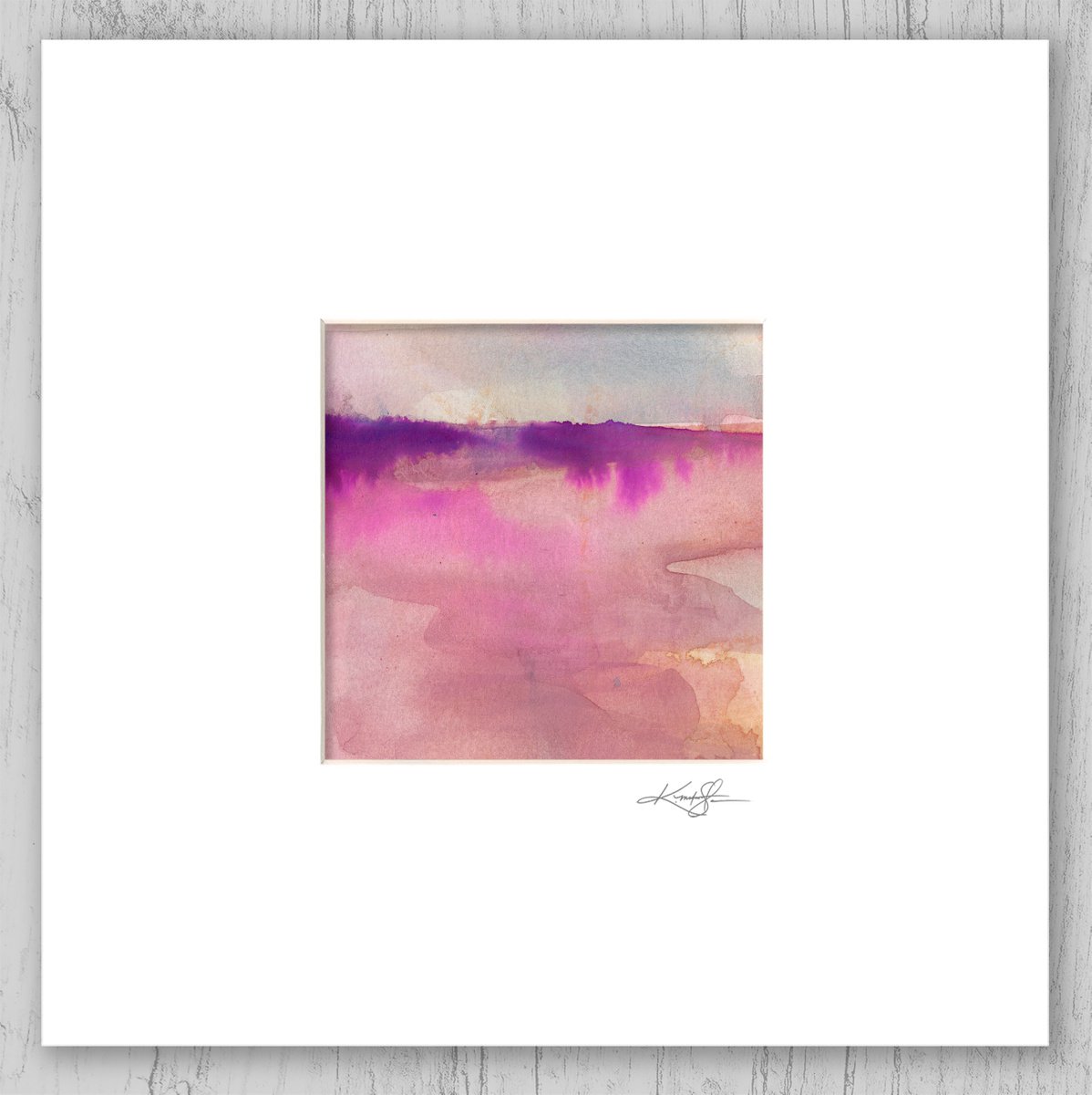A Mystic Dream Journey 3 - Small Abstract Landscape Painting by Kathy Morton Stanion by Kathy Morton Stanion