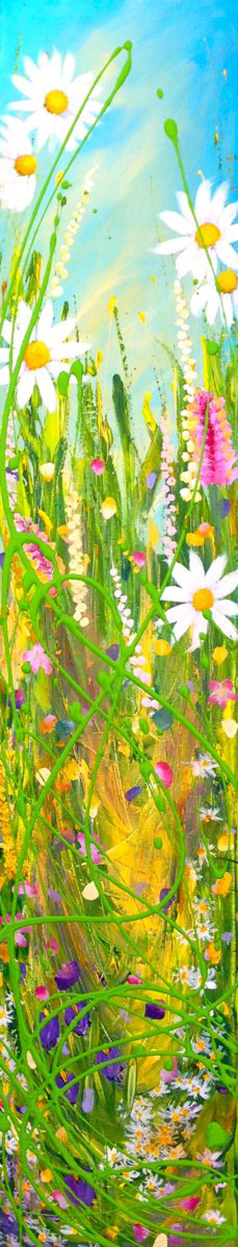 Long Summer Acrylic painting by Emma Sian Pritchard | Artfinder