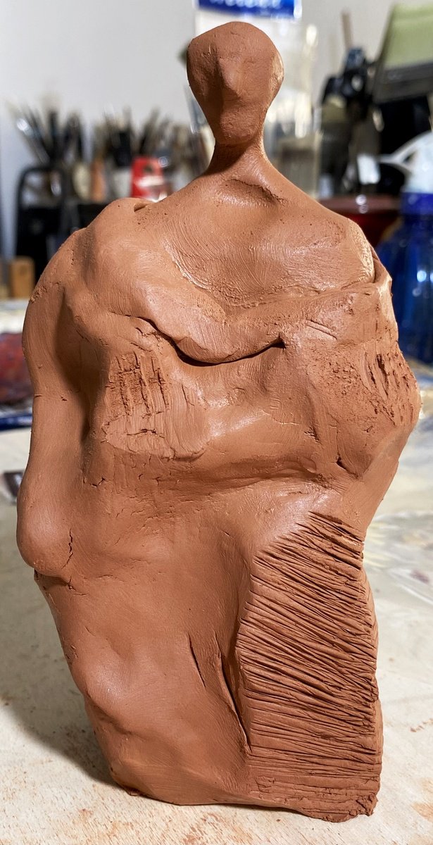 Abstract Clay Sculpture , Silente By YS?rei, 2 X 7, Artwork For Sale On Artfinder