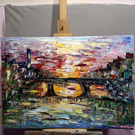 Passaggio al tramonto