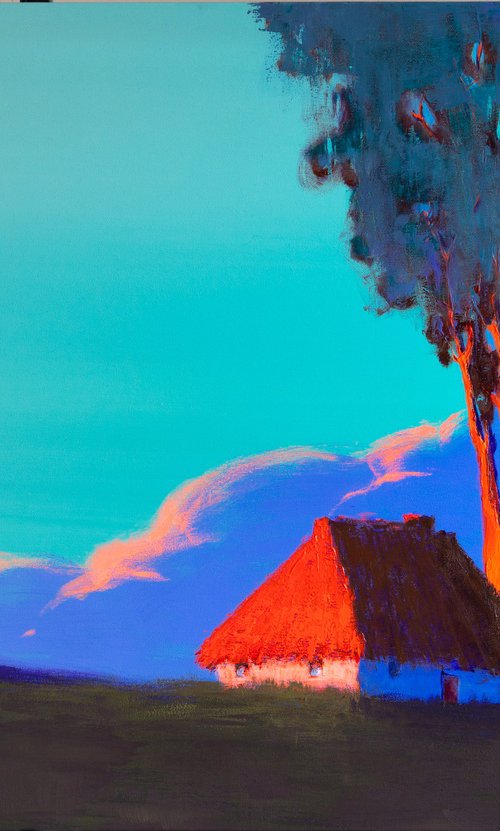 Warm summer sunset by Bohdan Katolyk