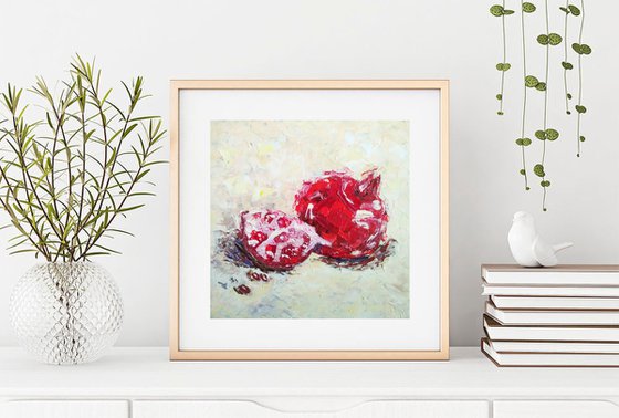 Still life with pomegranate