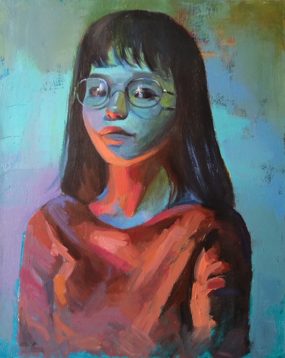 The Girl with Glasses