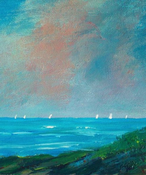 Saturday Sailing Near Weymouth by David J Edwards