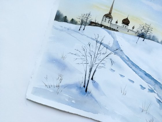 Winter Countryside landscape